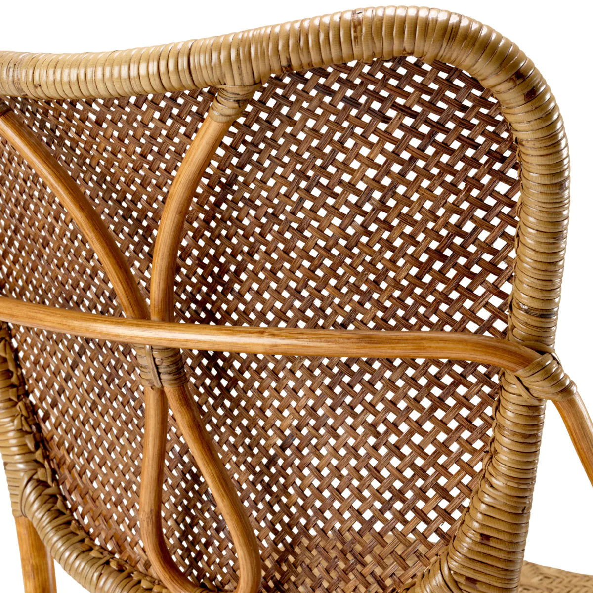 Handwoven Rattan Dining Chair Colony | Cabothousefurniture.com
