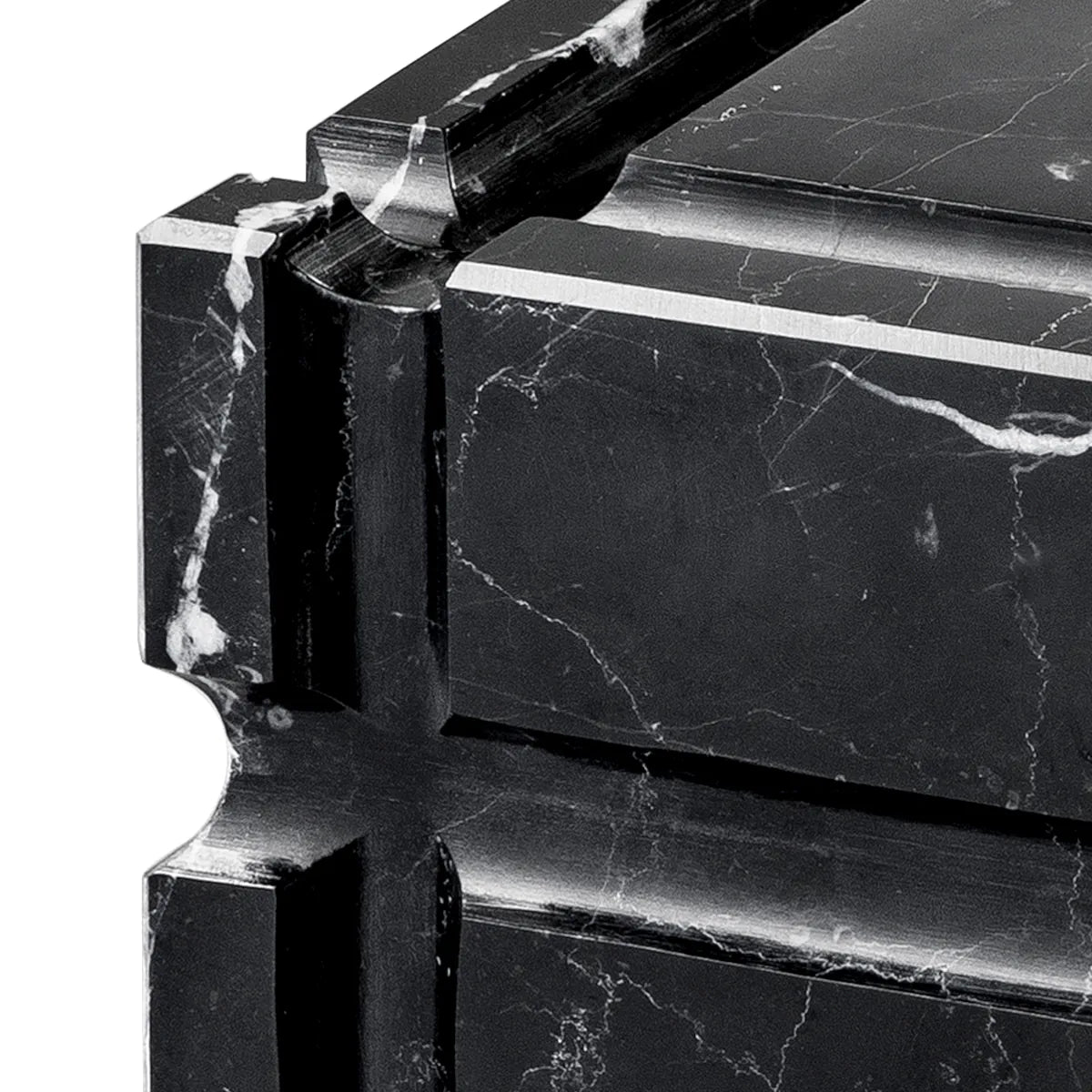 Square Marble Ashtray Nestor | Cabothousefurniture.com