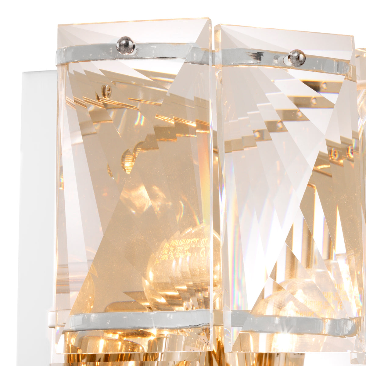 Crystal Glass Wall Lamp Amazone | Cabothousefurniture.com