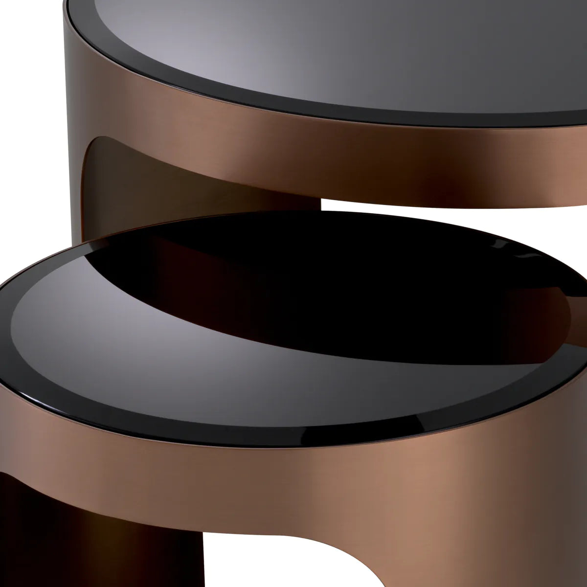 Glass Side Tables (2) Piemonte