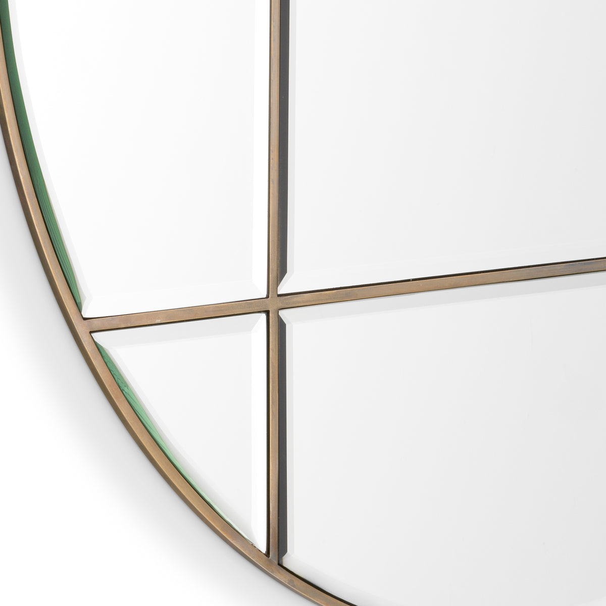 Round Bevelled Mirror Beaumont | Cabothousefurniture.com