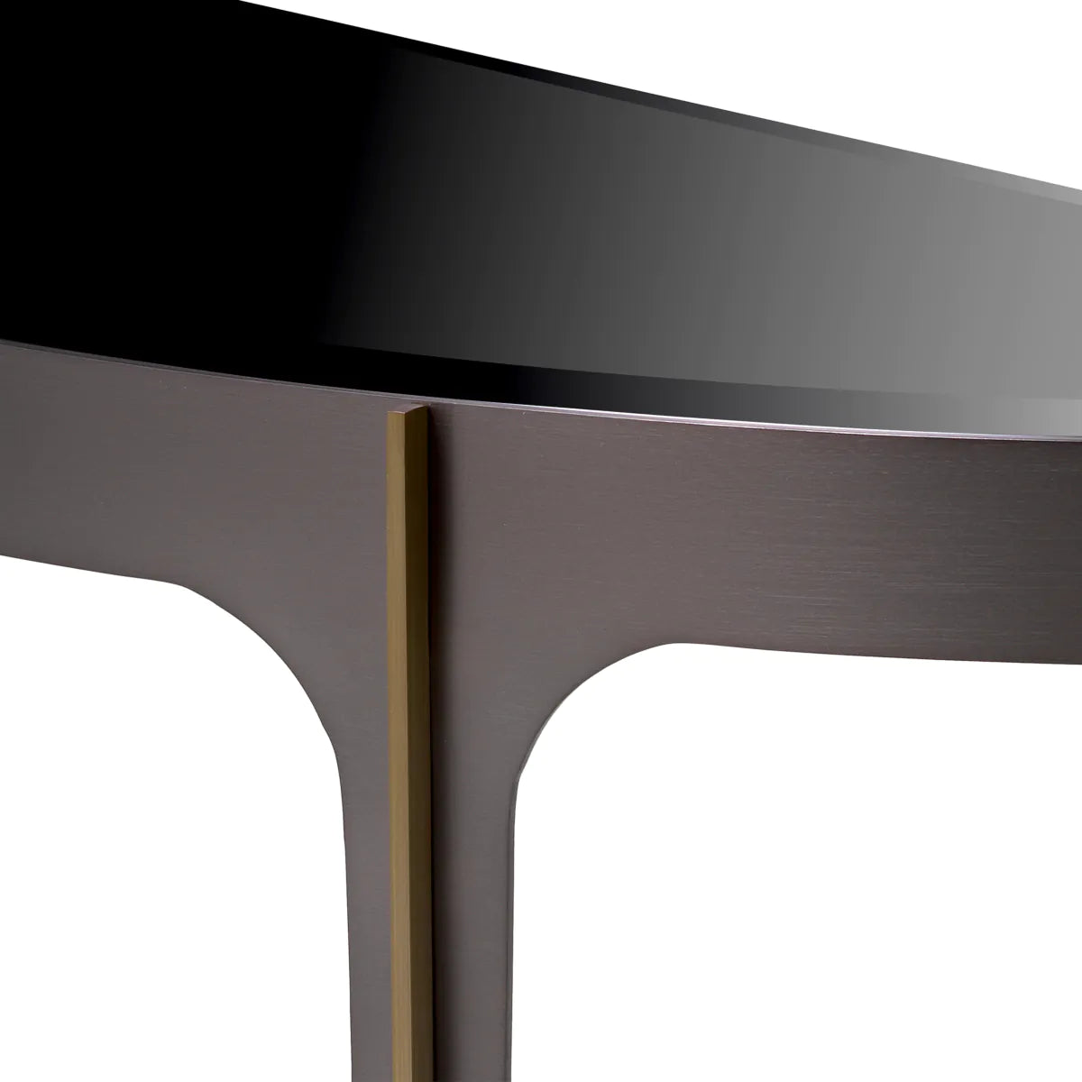 Semi-Circular Glass Console Table Artemisa