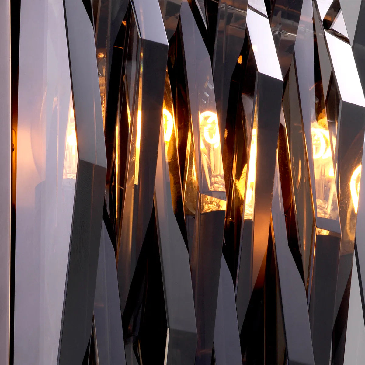 Geometrical Glass Wall Lamp L Nuvola