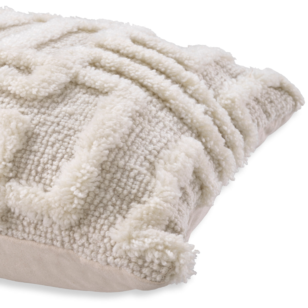 Maze Patterned Wool Cushion Amphion | Cabothousefurniture.com