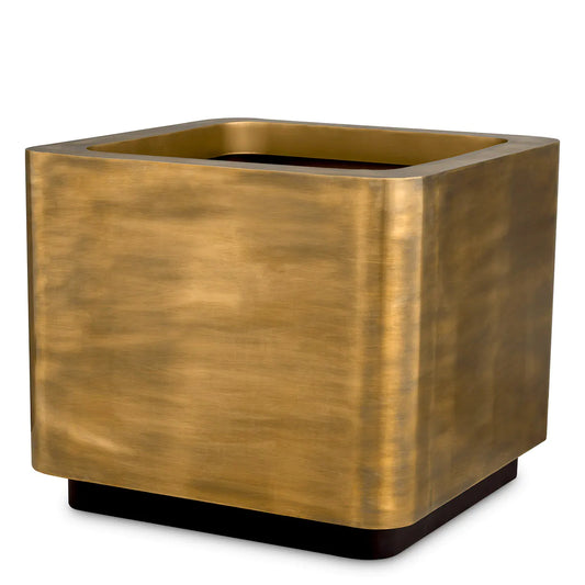 Vintage Brass Planter Jasper | Cabothousefurniture.com