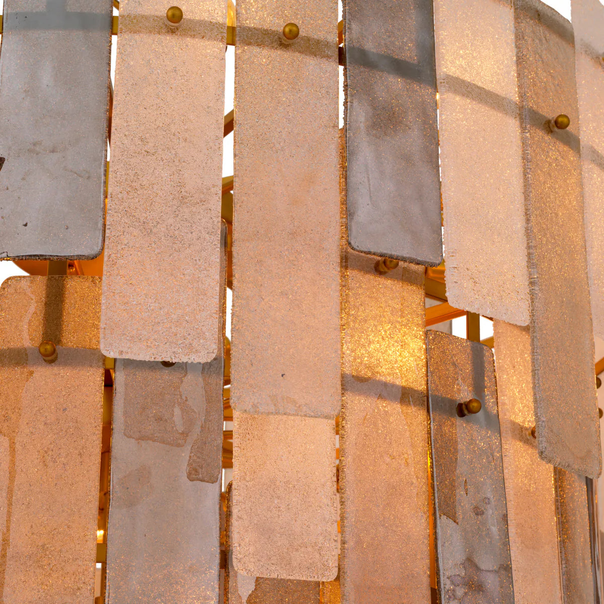 Tiered Glass Chandelier Greyson