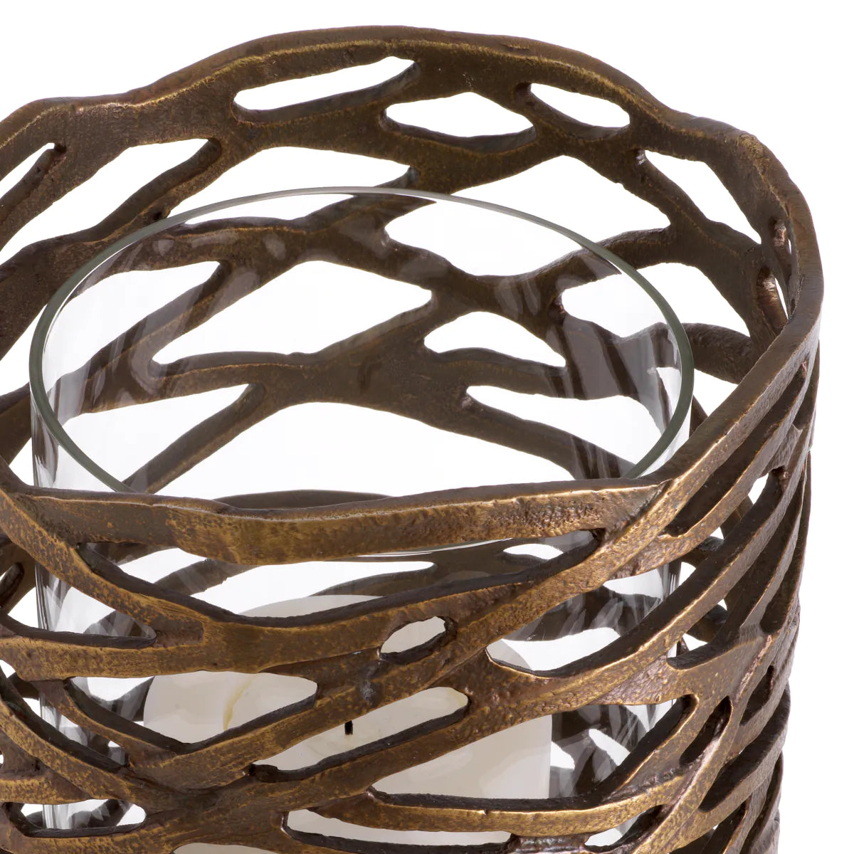 Vintage Brass Hurricane Lanai