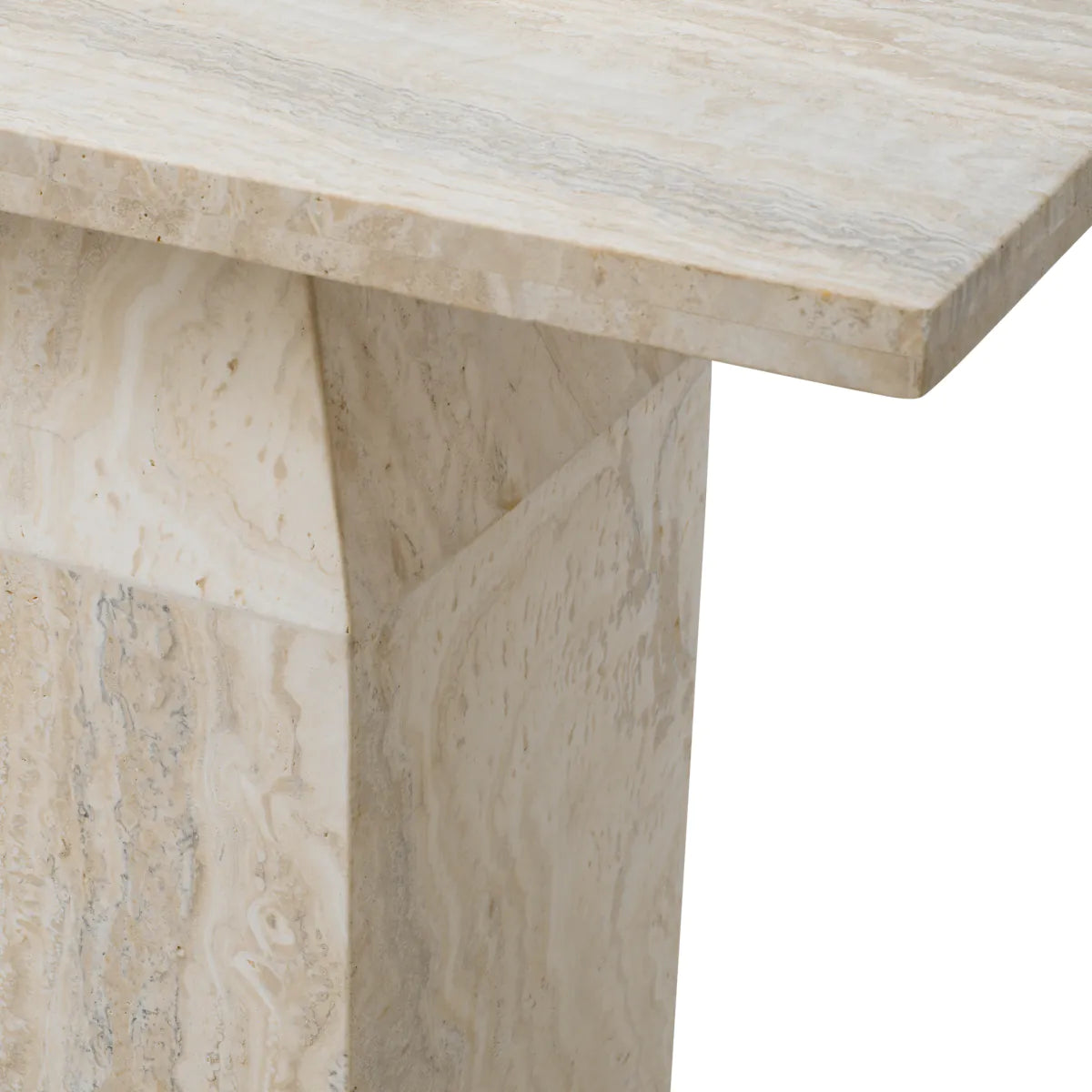 Rectangular Travertine Console Table Tarragona