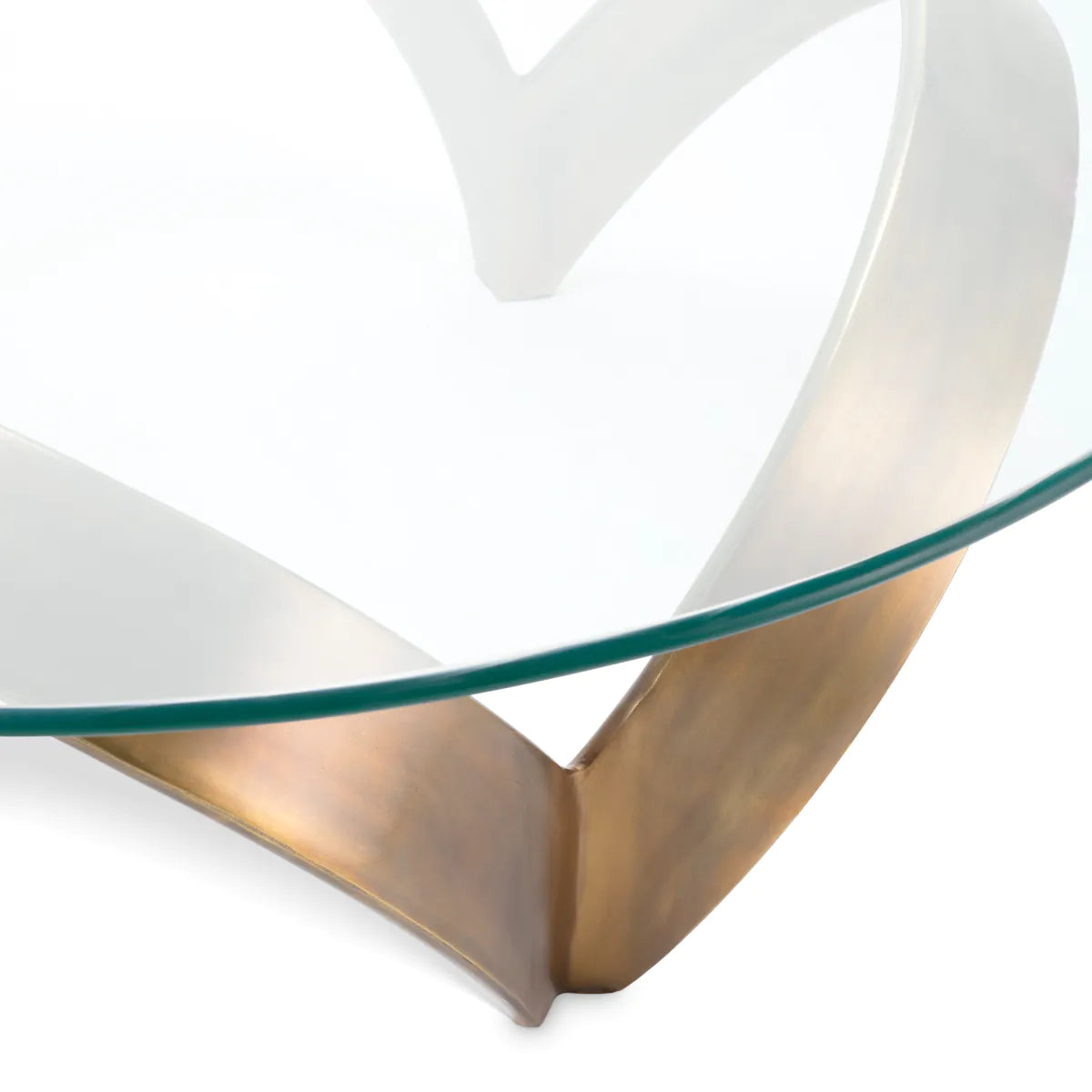 Round Glass Coffee Table Soquel | Cabothousefurniture.com