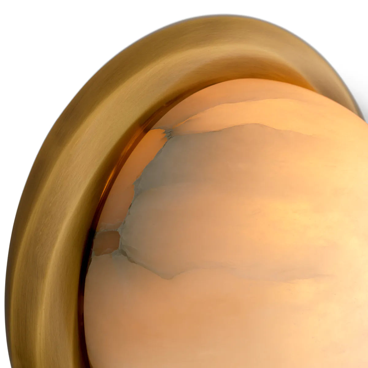 Round Alabaster Wall Lamp Vigo