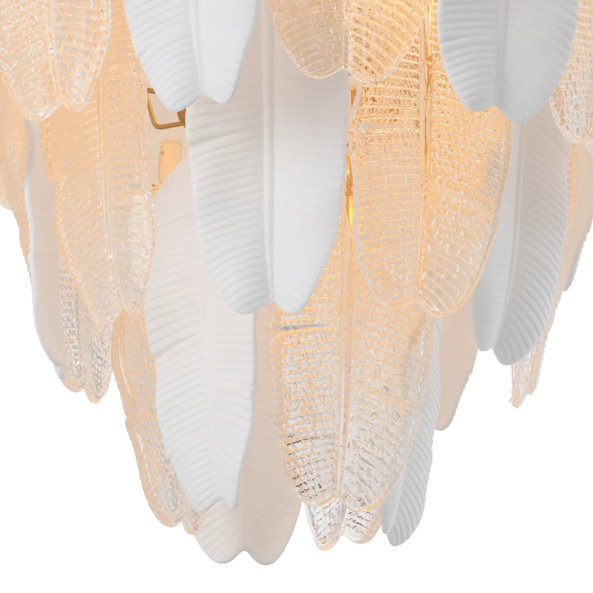 Glass Layered Chandelier Saint Lucia