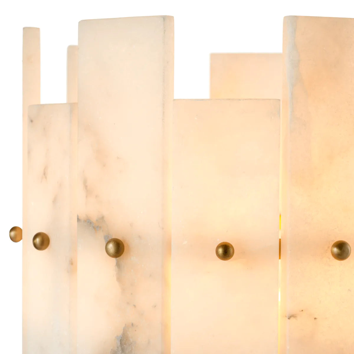 Alabaster Hurricane Candle Holder Ruby