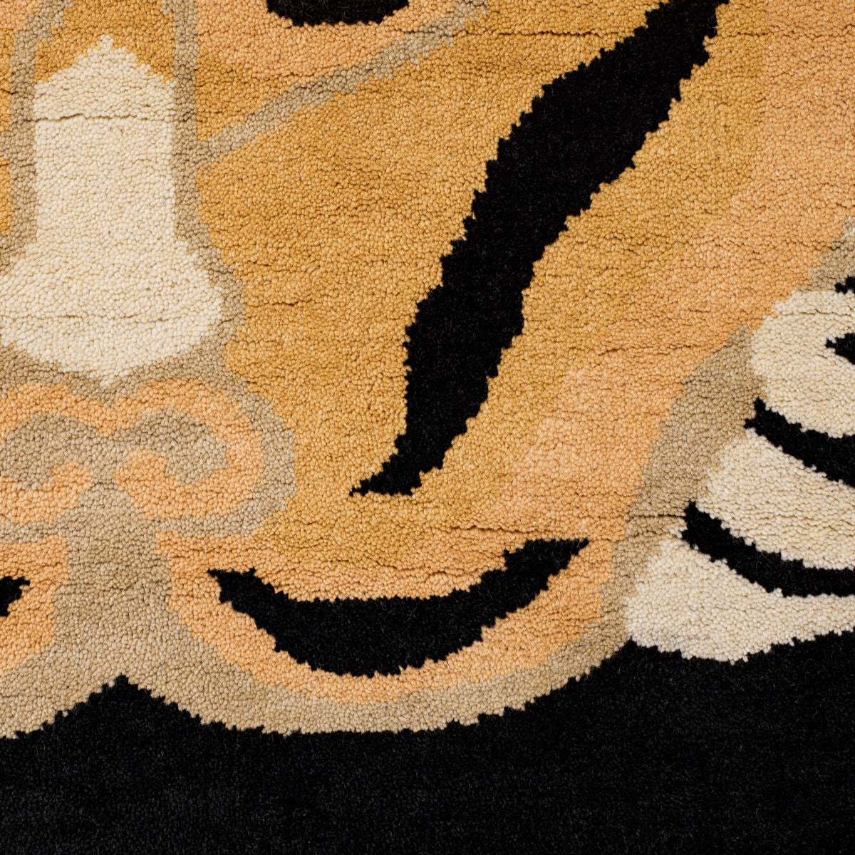 Orange Wool Rug 10' x 13' Zandria | Cabothousefurniture.com