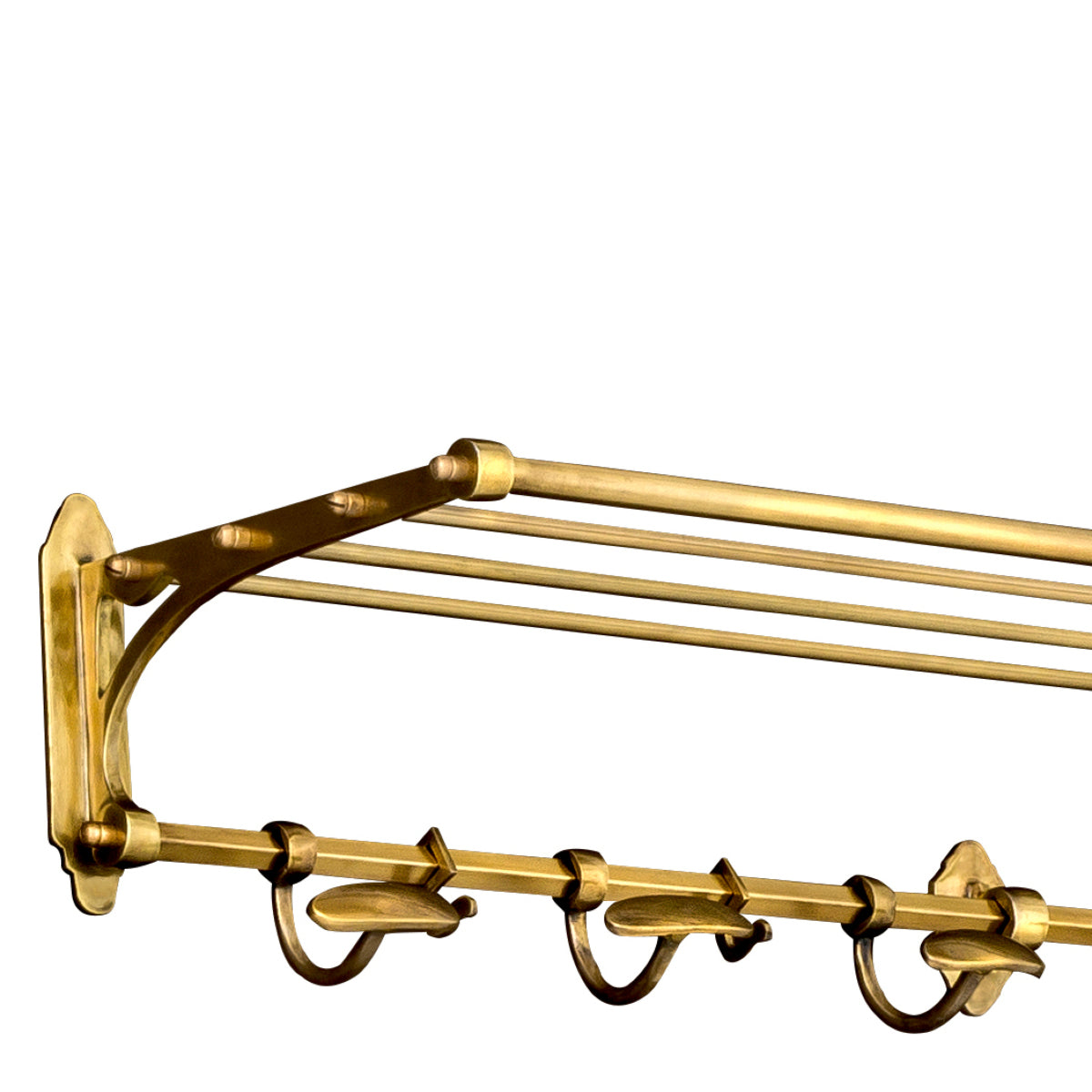 Antique Brass Coatrack Arini | Cabothousefurniture.com