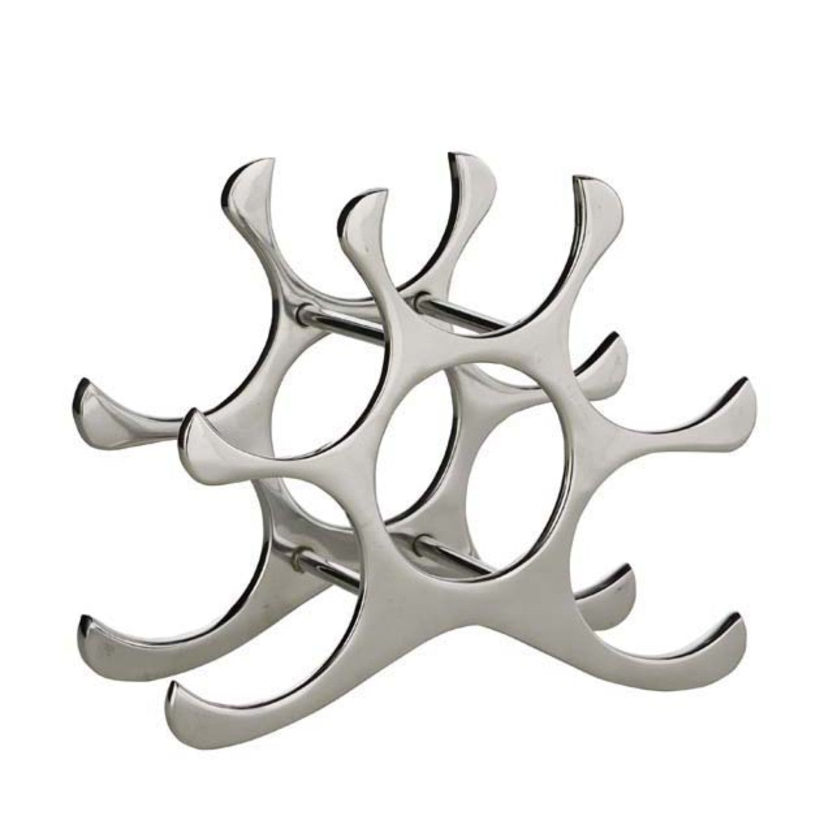 Silver Wine Rack S Alboran | Cabothousefurniture.com