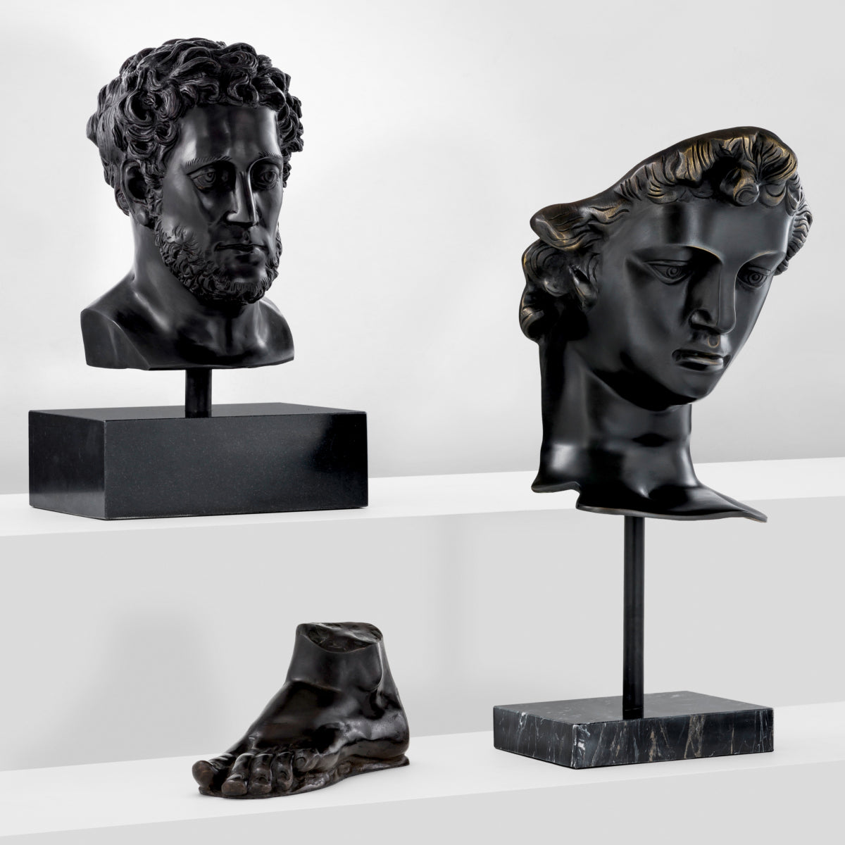 Bronze Head Statue David | Cabothousefurniture.com