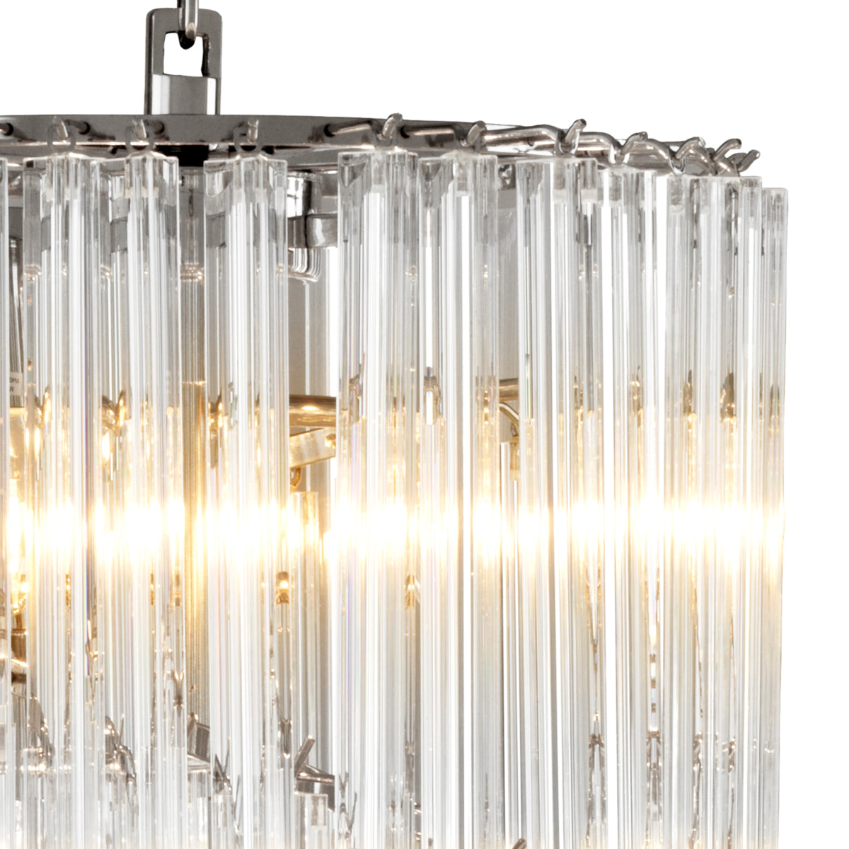 Tapered Glass Chandelier Trapani | Cabothousefurniture.com