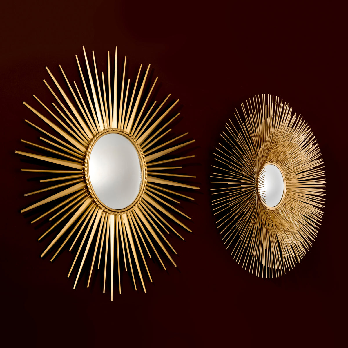 Gold Sunburst Mirror Helios | Cabothousefurniture.com