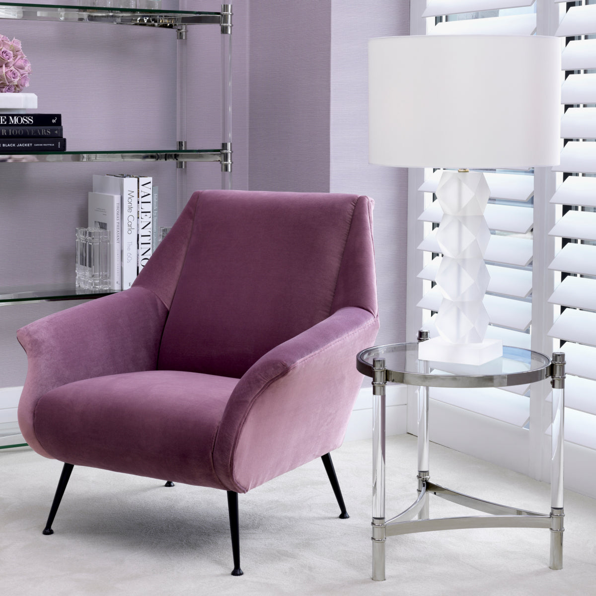 Frosted Glass Base Table Lamp Whealon