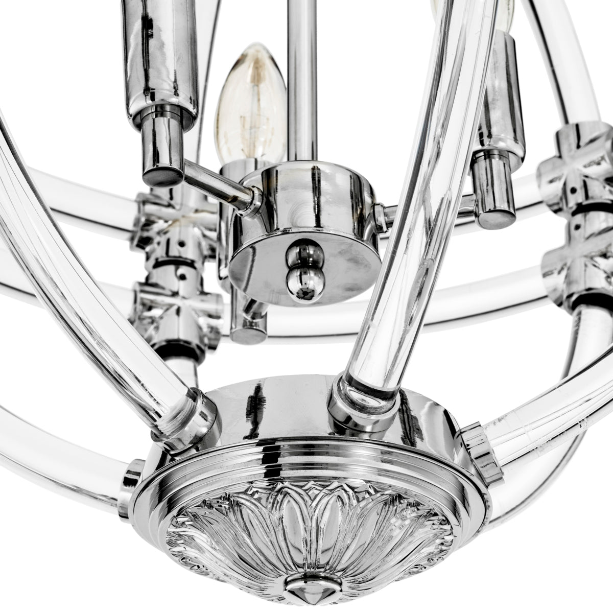 Clear Rods Chandelier Impero | Cabothousefurniture.com