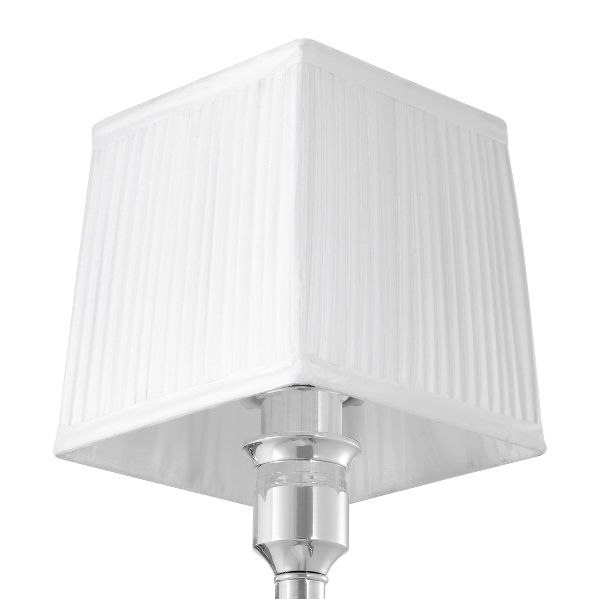 White Pleated Wall Lamp Ellington
