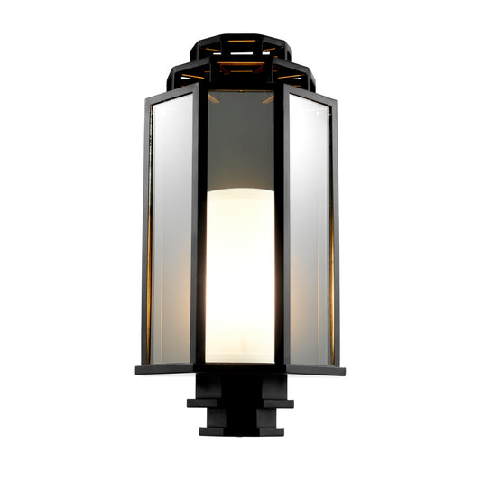 Black Lantern Wall Lamp Monticello | Cabothousefurniture.com