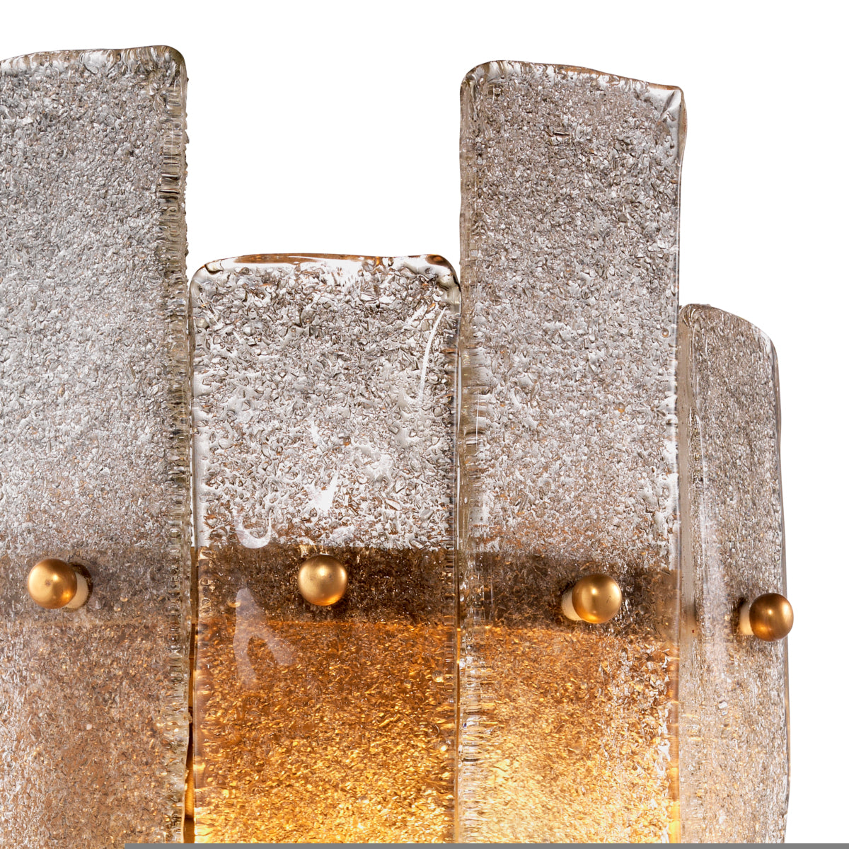 Ribbed Glass Wall Lamp Caprera | Cabothousefurniture.com