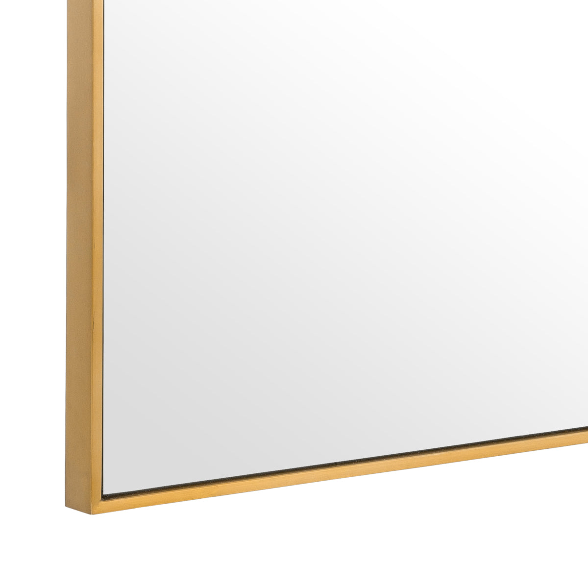 Brushed Brass Mirror Redondo
