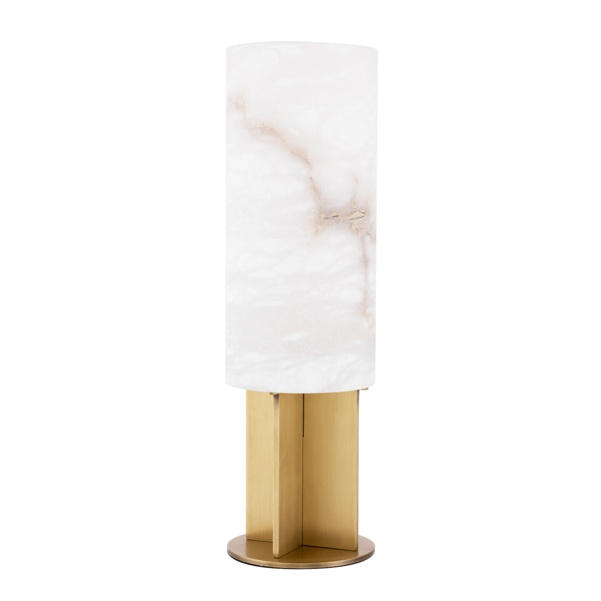 Round Alabaster Table Lamp Giorgina
