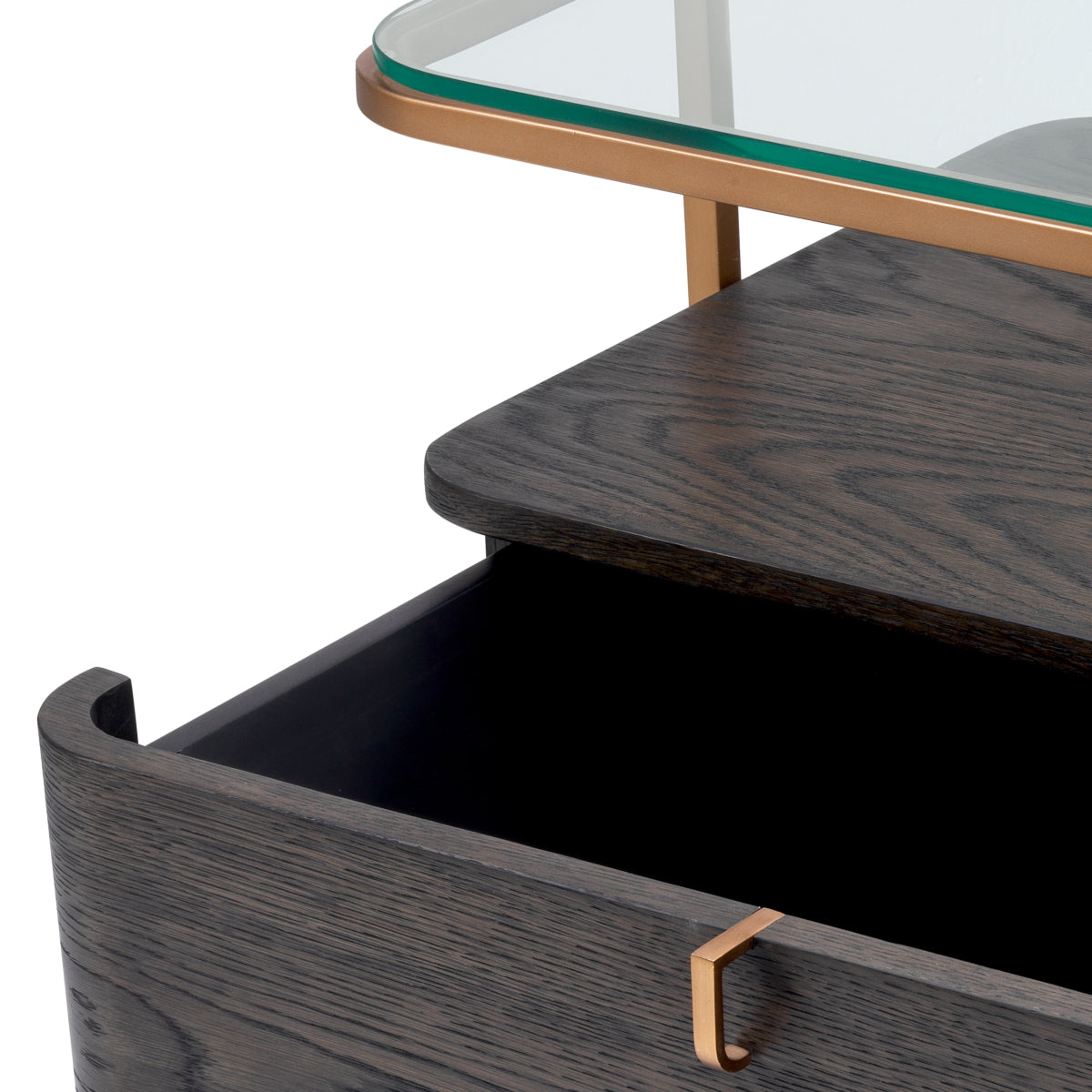 Oak Veneer Nightstand Augusto | Cabothousefurniture.com