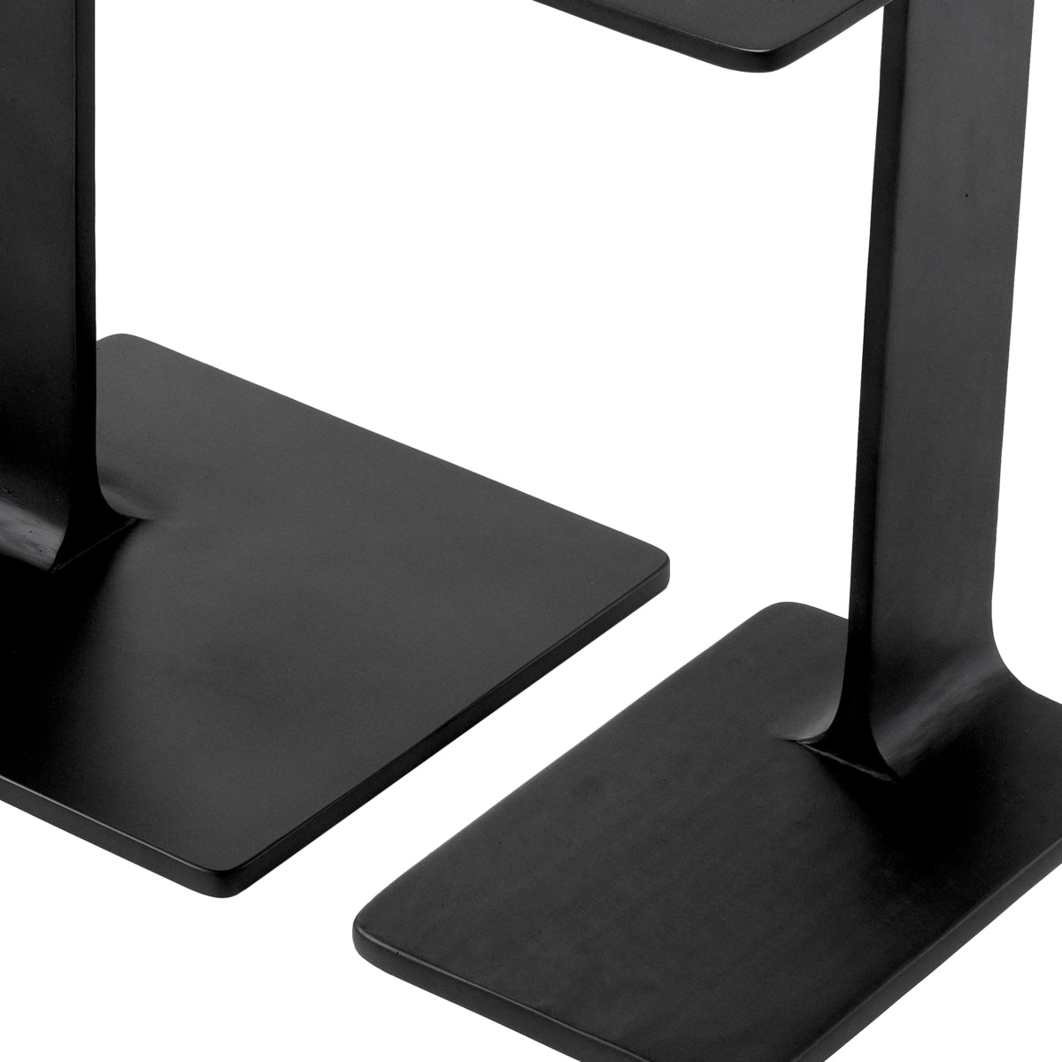 Black Side Table Set (2) Smart