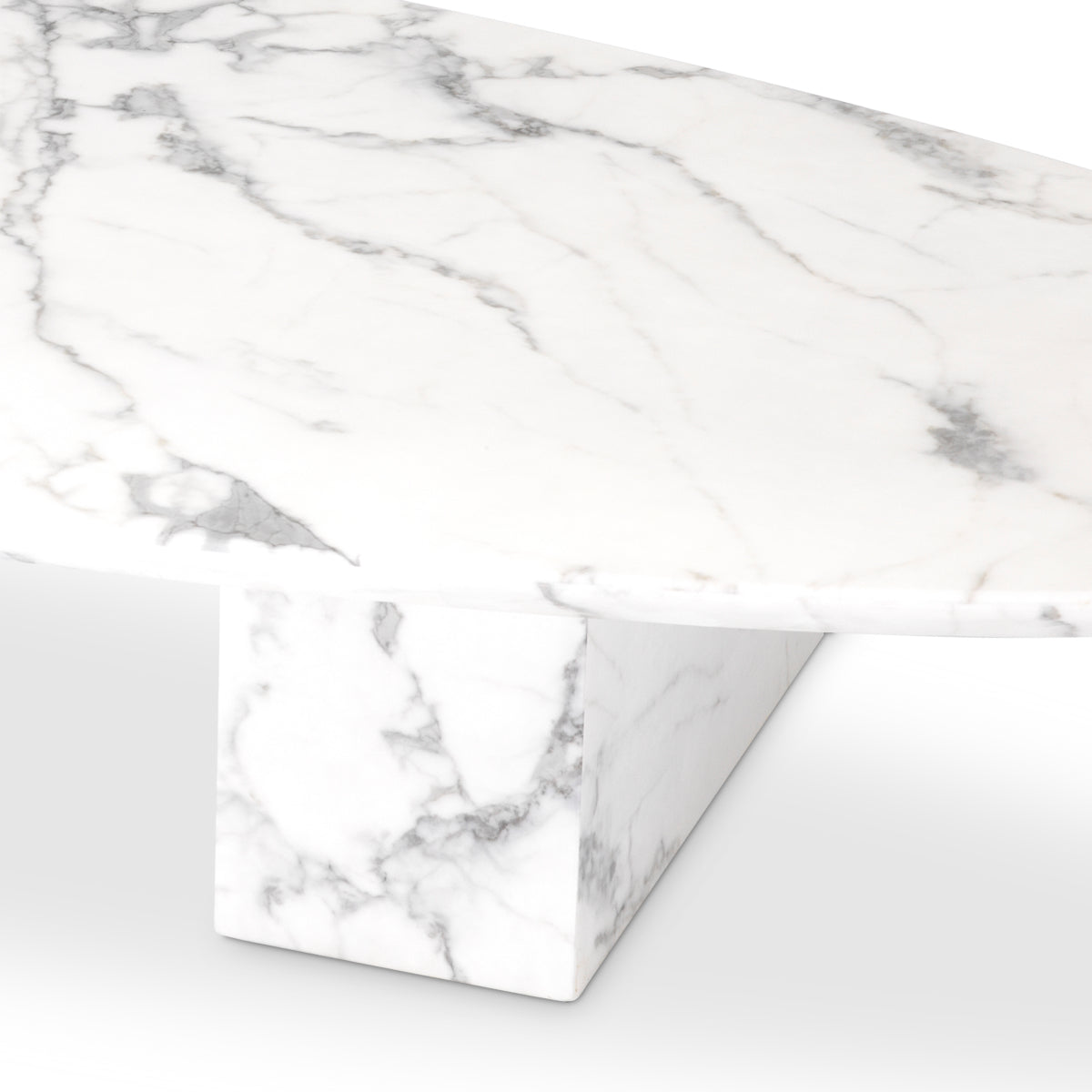 Marble Oval Coffee Table Aurore