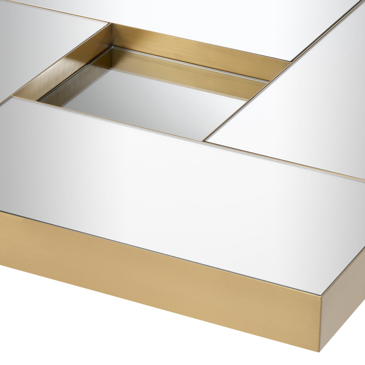 Brass Coffee Table Allure | Cabothousefurniture.com