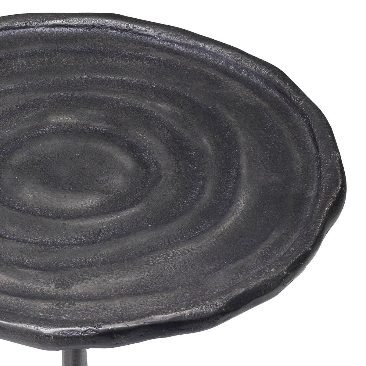 Round Bronze Side Table Kubu