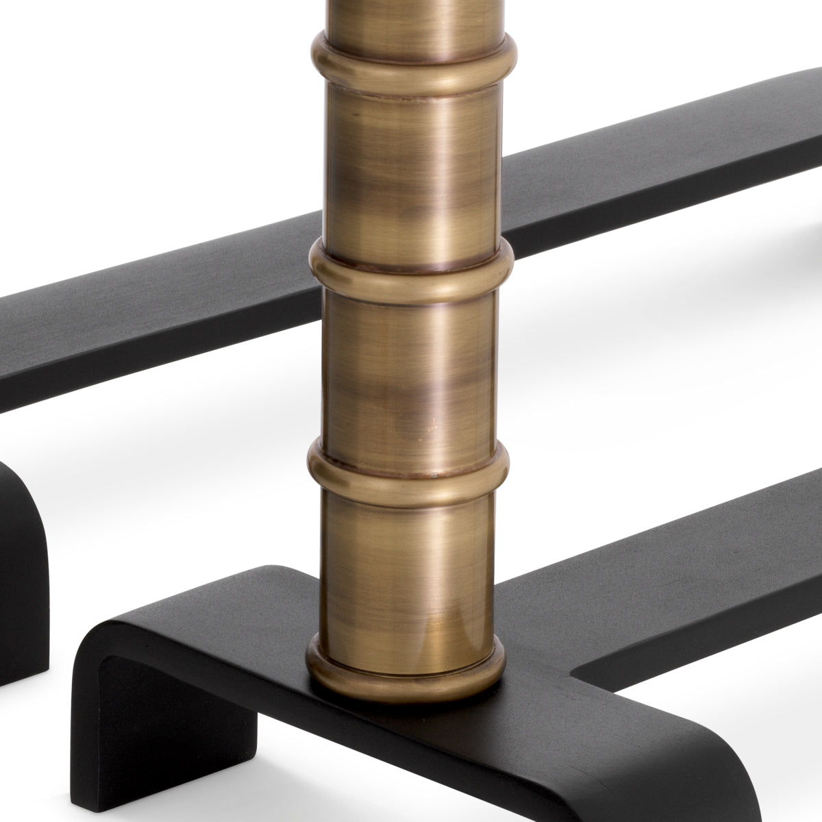 Metal Andiron Set (2) Vauxbons | Cabothousefurniture.com