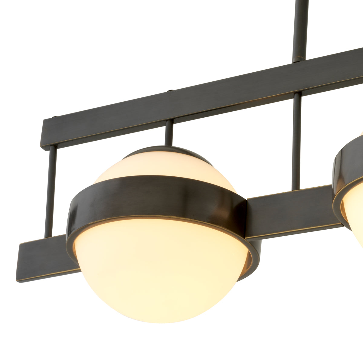 Glass Globes Chandelier Biba | Cabothousefurniture.com