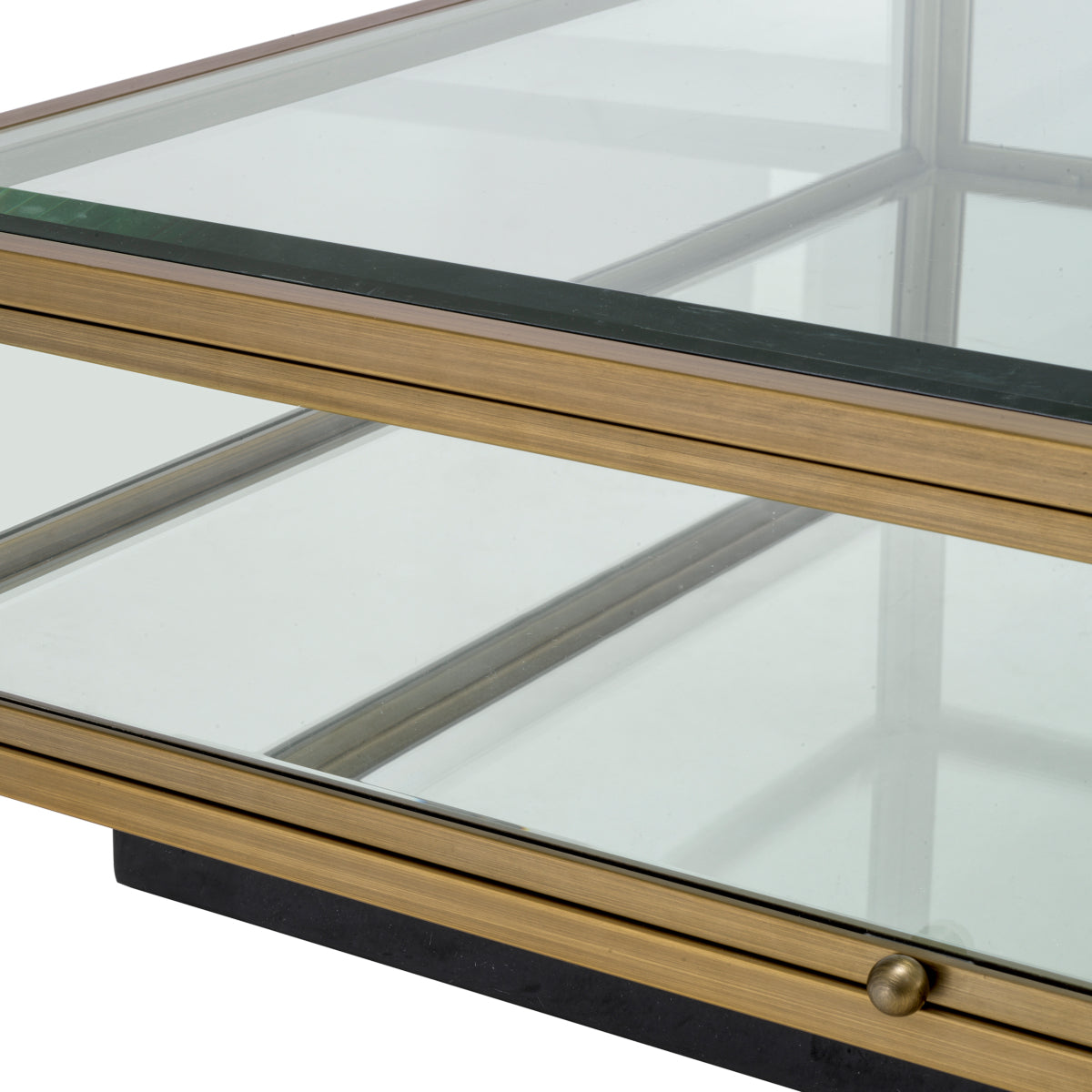 Square Glass Coffee Table Ryan