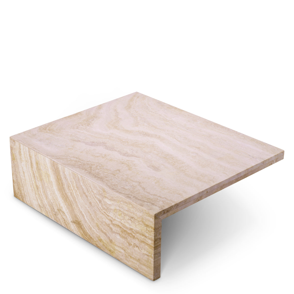 Minimalist Travertine Coffee Table Amara | Cabothousefurniture.com