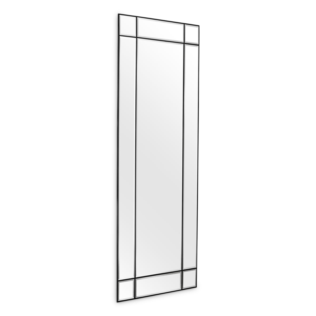 Metal Framed Bevelled Mirror L Beaumont | Cabothousefurniture.com