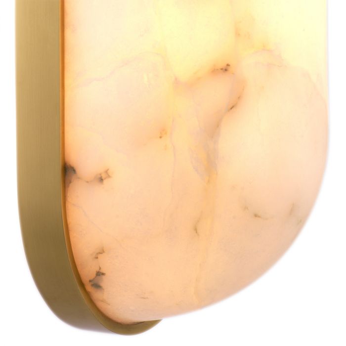 Elongated Alabaster Wall Lamp Sumo