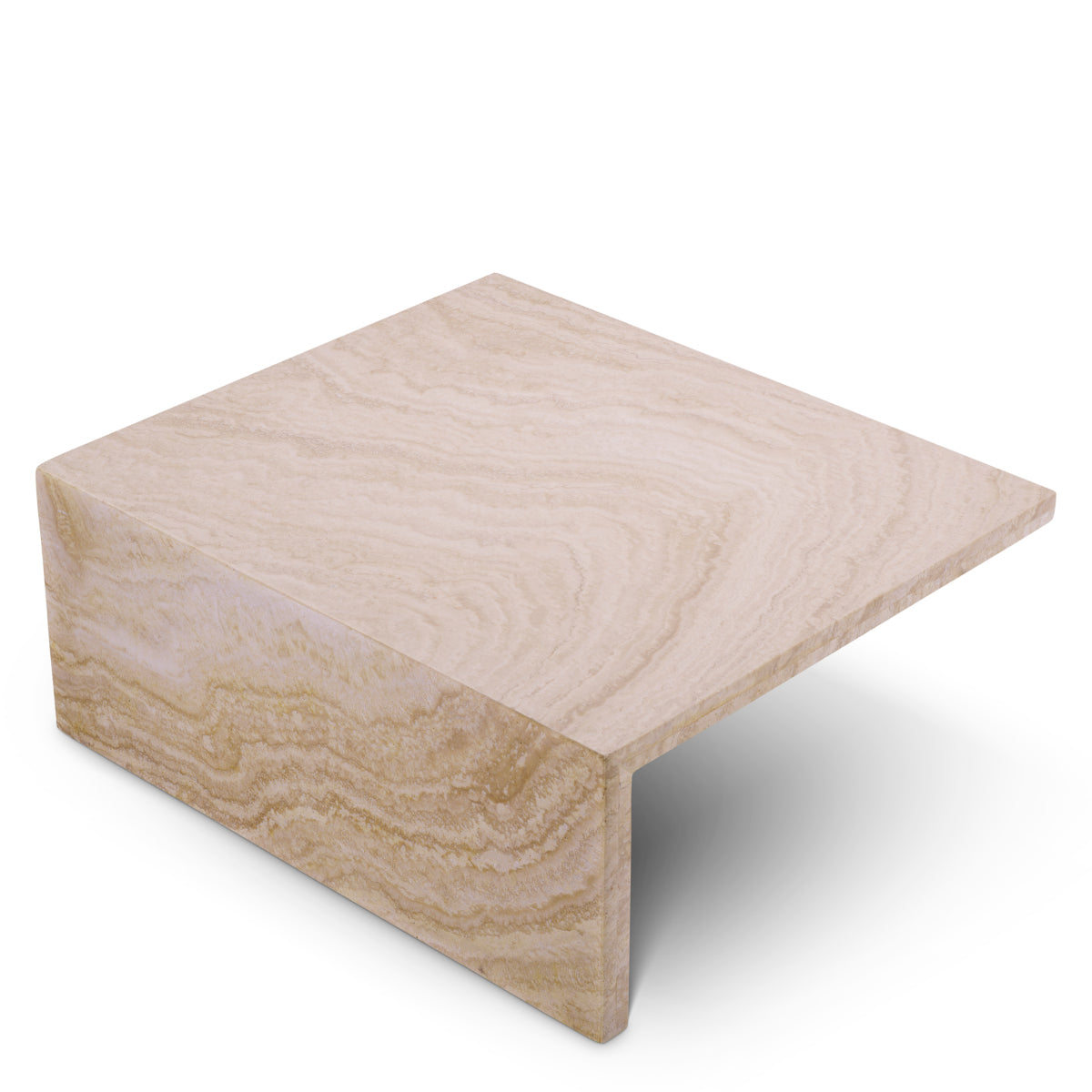 Minimalist Travertine Coffee Table Amara