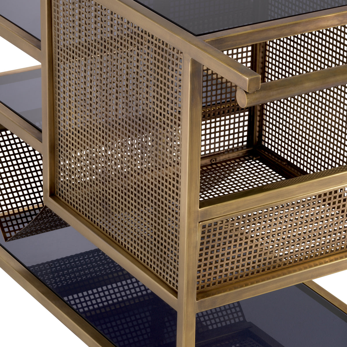 Vintage Brass Trolley Sterling