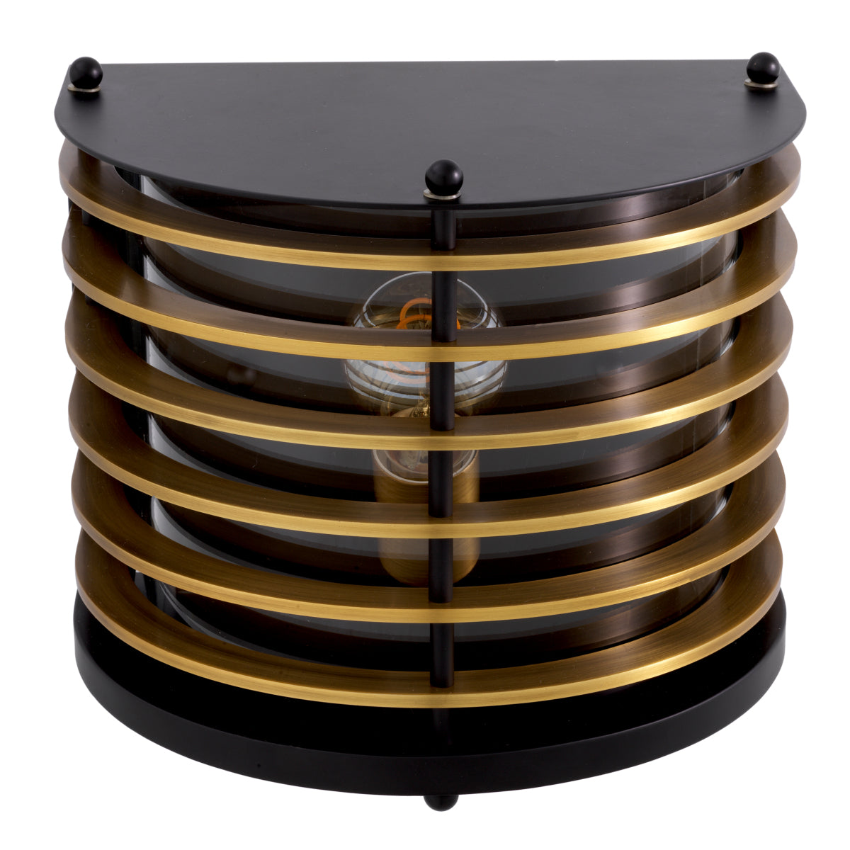 Black Outdoor Wall Lamp Logan | Cabothousefurniture.com