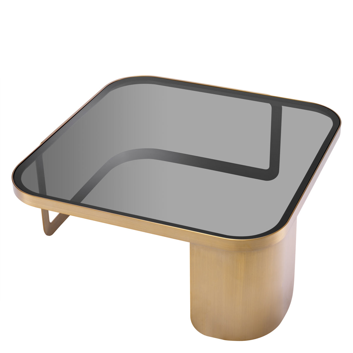 Smoked Glass Coffee Table Numa