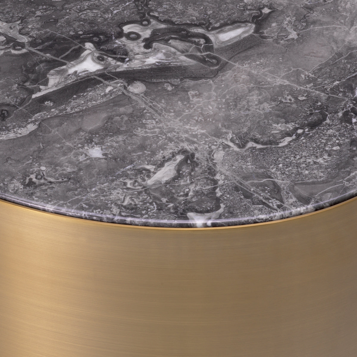 Oval Marble Side Table Porter | Cabothousefurniture.com