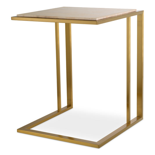 L-Shaped Side Table Cocktail | Cabothousefurniture.com