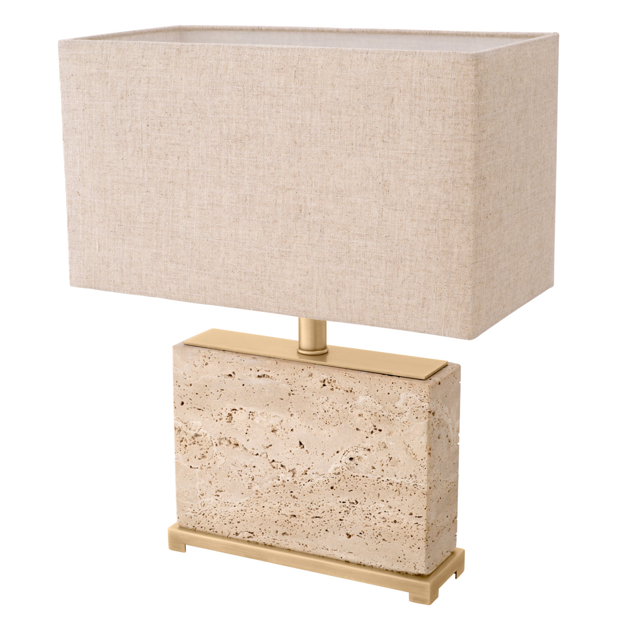 Travertine Table Lamp S Newton