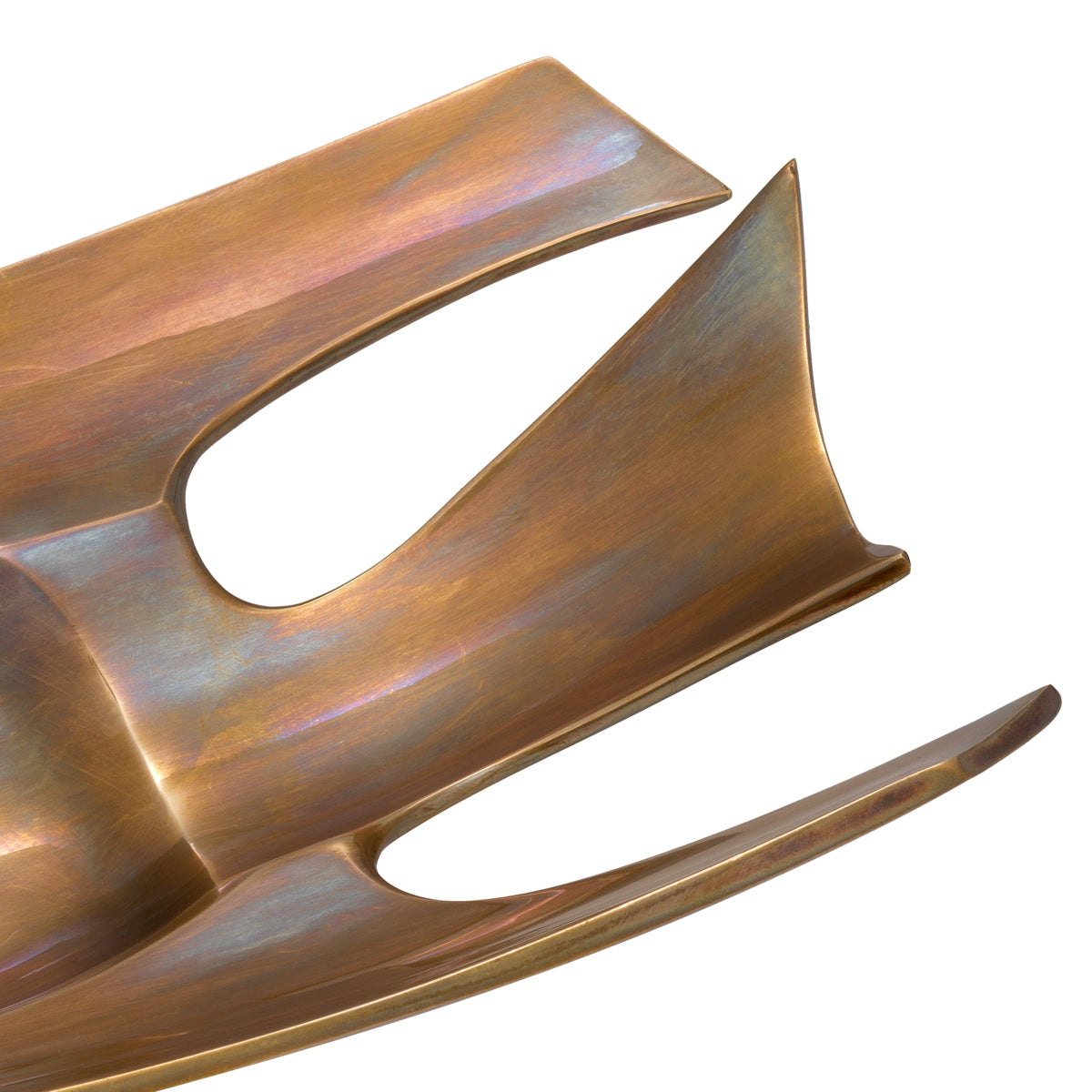 Vintage Brass Bowl Tracy | Cabothousefurniture.com