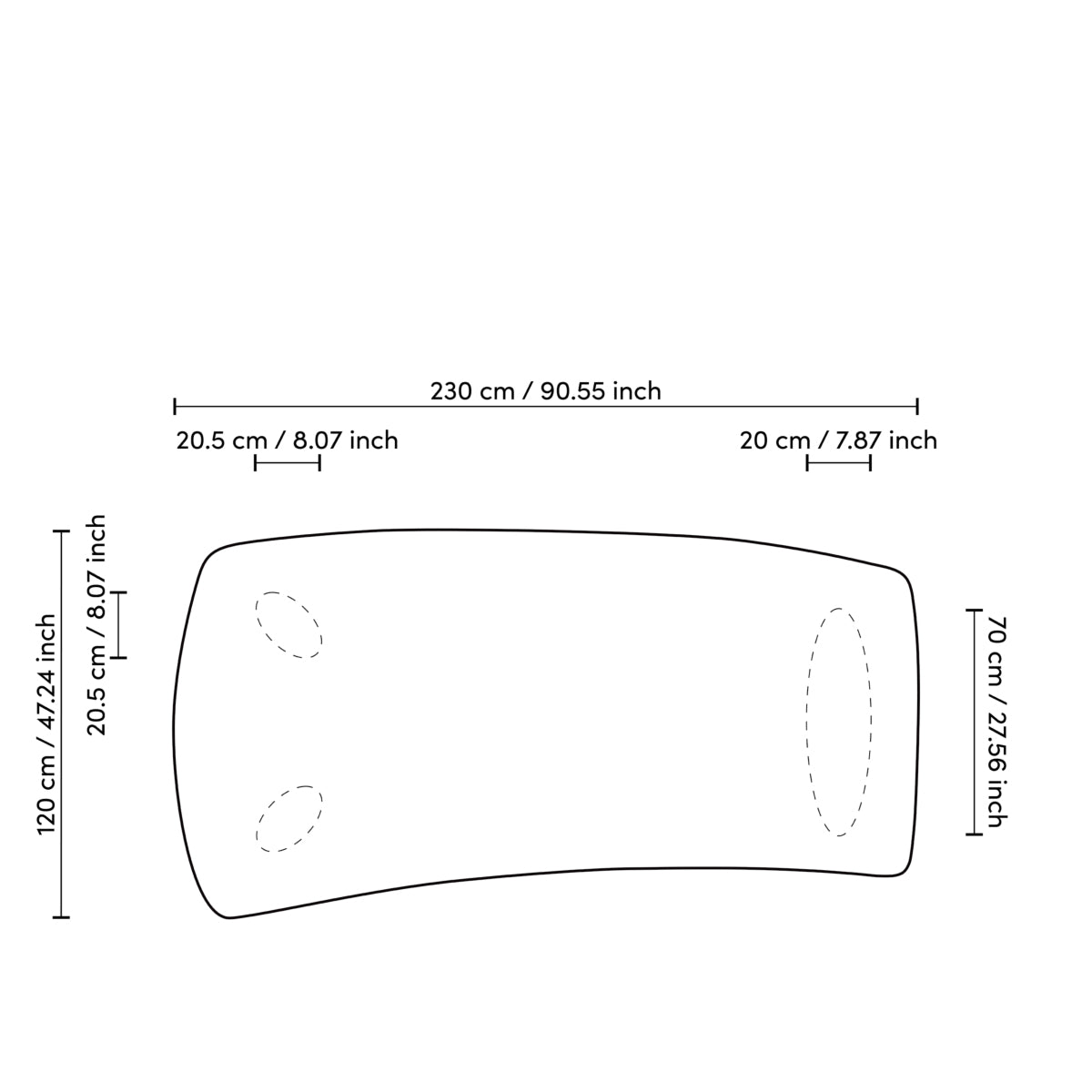 Scandinavian Oak Dining Table Bergman | Cabothousefurniture.com