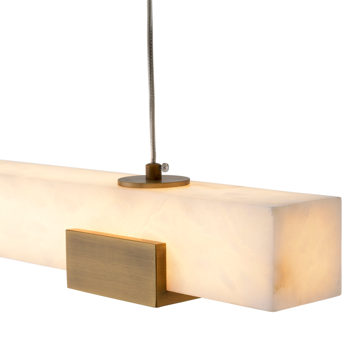 Alabaster Bar Chandelier Furore | Cabothousefurniture.com
